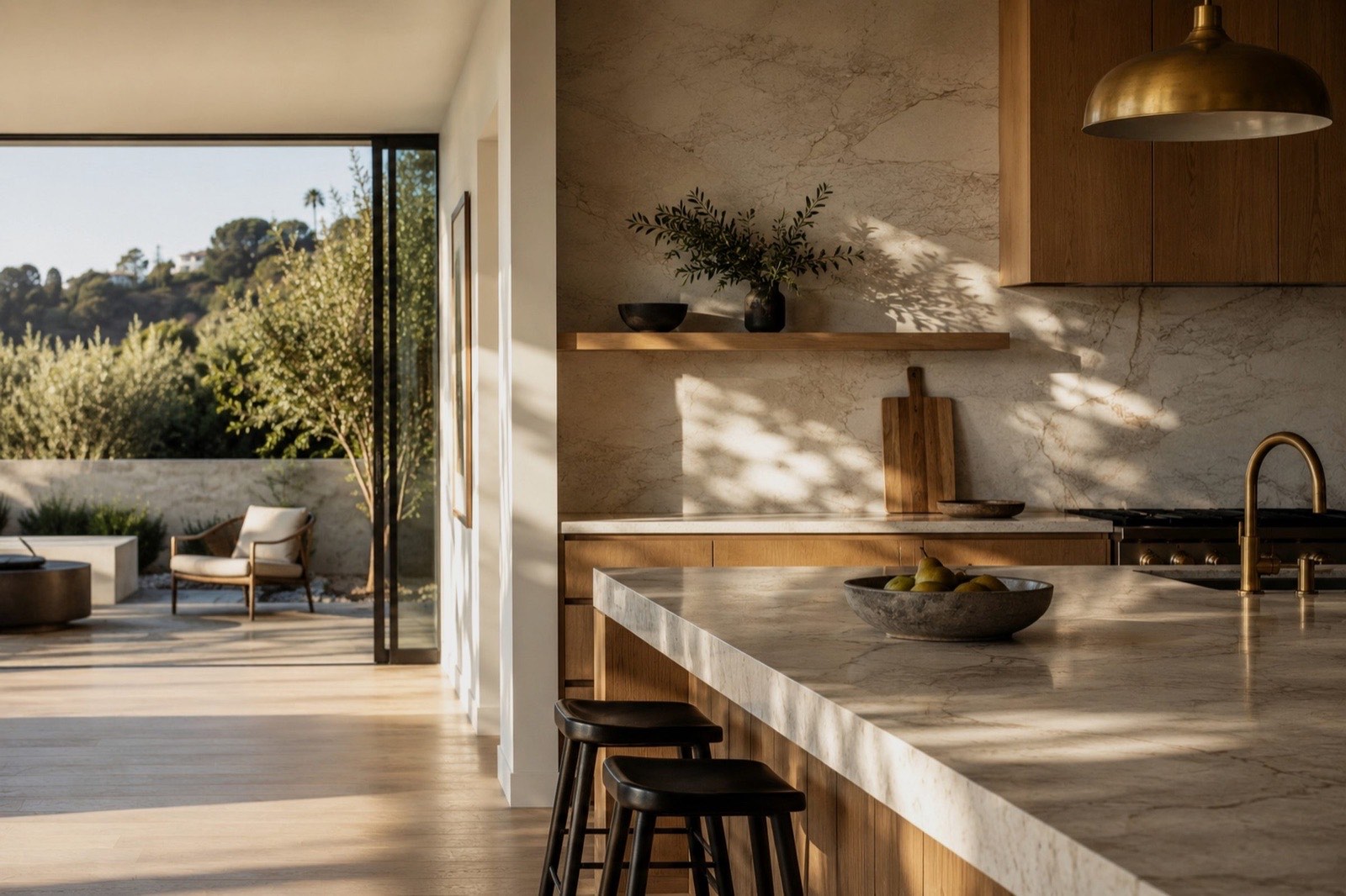 Westside kitchen remodel with indoor-outdoor flow